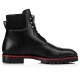 Christian Louboutin Citycroc Calf Lace Up Boots Black Men