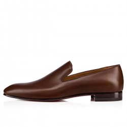 Christian Louboutin Dandelion Calf Loafers Brown Men