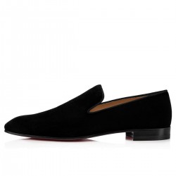 Christian Louboutin Dandelion Velvet Loafers Black Men