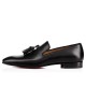 Christian Louboutin Dandelion Tassel Calf Loafers Black Men