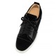 Christian Louboutin Elastikid Leather Low Top Sneakers Black Men