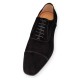 Christian Louboutin Greggo Veau Velours Dress Shoes Black Men