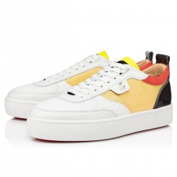 Christian Louboutin Happyrui Fabric Low Top Sneakers Multicolor Men