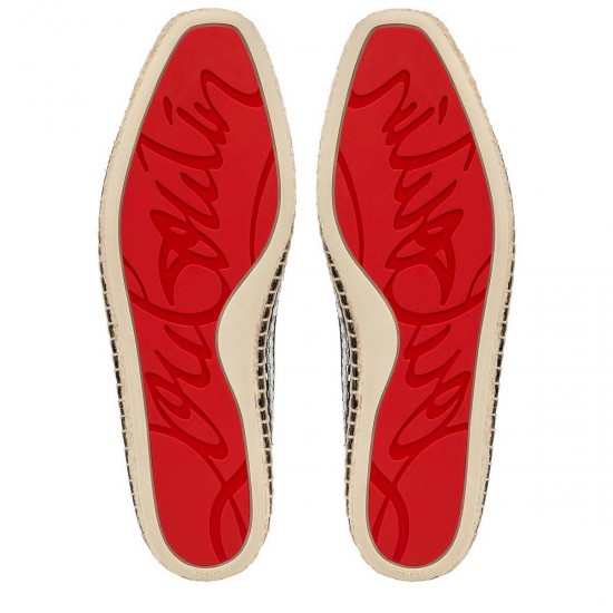 Christian Louboutin Ivy Nanou Tresse Reflex Espadrilles Version Multi Men