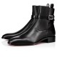 Christian Louboutin Kicko Leather Chelsea Boots Black Men