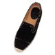 Christian Louboutin Loge Nourri Suede Espadrilles Black Men