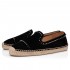 Christian Louboutin Loge Nourri Suede Espadrilles Black Men