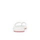 Christian Louboutin Loubi Flip Rubber Flip Flops White Men