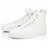 Christian Louboutin Louis Calf High Top Sneakers White Men