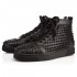 Christian Louboutin Louis Calf High Top Sneakers Black Men