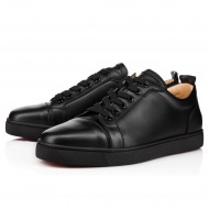 Christian Louboutin Louis Junior Calf Low Top Sneakers Black Men