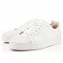 Christian Louboutin Louis Junior Spikes Calf Low Top Sneakers White Men