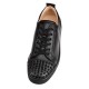 Christian Louboutin Louis Junior Spikes Calf Low Top Sneakers Black Men