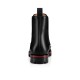 Christian Louboutin Melon Spikes Calf Chelsea Boots Black Men