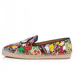 Christian Louboutin Nanou Orlato Cotton Espadrilles Multi Men