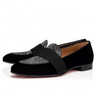 Christian Louboutin Night On The Nile Velvet Loafers Black Men