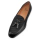 Christian Louboutin Nile King Rafia Loafers Black Men