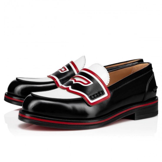 Christian Louboutin Tricomoc Leather Loafers Version Multi Men