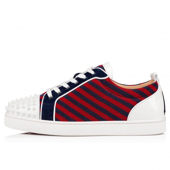 Christian Louboutin Varsijunior Spikes 2019 Lurex Riviera Low Top Sneakers Version Multi Men