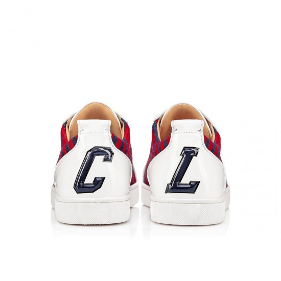 Christian Louboutin Varsijunior Spikes 2019 Lurex Riviera Low Top Sneakers Version Multi Men