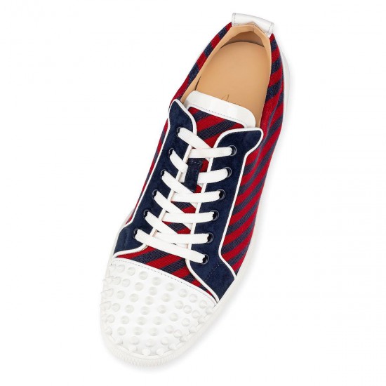 Christian Louboutin Varsijunior Spikes 2019 Lurex Riviera Low Top Sneakers Version Multi Men