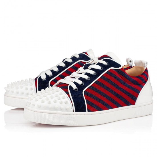 Christian Louboutin Varsijunior Spikes 2019 Lurex Riviera Low Top Sneakers Version Multi Men