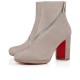 Christian Louboutin Birgitta 100mm Suede Ankle Boots Fume Women