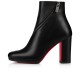 Christian Louboutin Birgitta 100mm Calf Ankle Boots Black Women