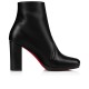 Christian Louboutin Birgitta 100mm Calf Ankle Boots Black Women