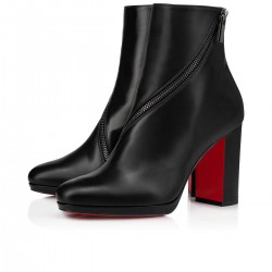 Christian Louboutin Birgitta 100mm Calf Ankle Boots Black Women