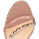 Christian Louboutin Corinetta 100mm Patent Leather Sandals Nude/White Gold Women