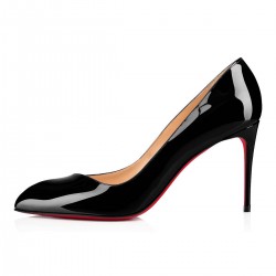 Christian Louboutin Corneille 85mm Patent Leather Pumps Black Women