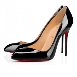 Christian Louboutin Corneille 100mm Patent Leather Pumps Black Women