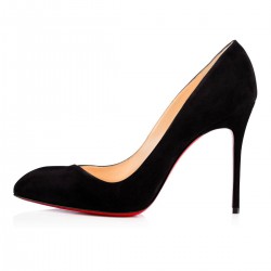 Christian Louboutin Corneille 100mm Suede Pumps Black Women