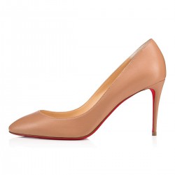 Christian Louboutin Eloise 85mm Leather Pumps Nude Women