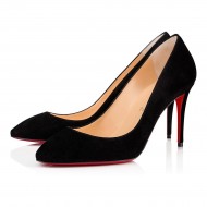 Christian Louboutin Eloise 85mm Suede Pumps Black Women