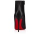 Christian Louboutin Eloise Booty 100mm Leather Ankle Boots Black Women