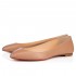 Christian Louboutin Eloise Leather Ballet Flats Nude Women
