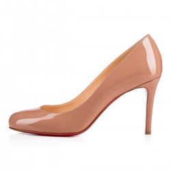Christian Louboutin Fifille 85mm Patent Leather Pumps Nude Women
