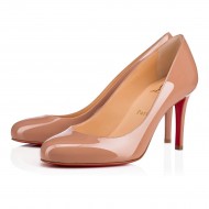 Christian Louboutin Fifille 85mm Patent Leather Pumps Nude Women