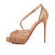 Christian Louboutin Filamenta 120mm Leather Sandals Version Nude Women