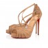 Christian Louboutin Filamenta 120mm Leather Sandals Version Nude Women