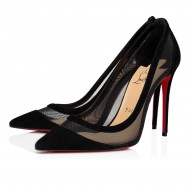 Christian Louboutin Galativi 100mm Classic Fabric Pumps Black Women