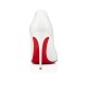 Christian Louboutin Hot Chick 100mm Patent Pumps White Women