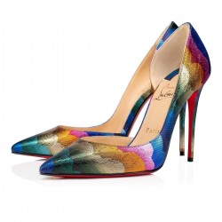 Christian Louboutin Iriza 100mm Crepe Satin Pumps Multi Women