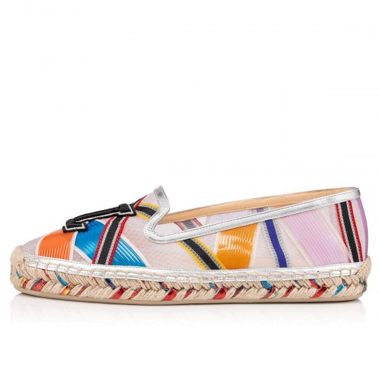 Christian Louboutin Ivy Espafun Rete Espadrilles Version Multi Women