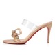 Christian Louboutin Just Nodo 85mm Patent Mules Nude 1 Women