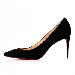 Christian Louboutin Kate 85mm Suede Pumps Black Women