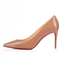 Christian Louboutin Kate 85mm Patent Leather Pumps Nude Women
