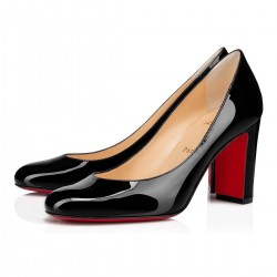 Christian Louboutin Lady Gena 85mm Patent Leather Pumps Black Women